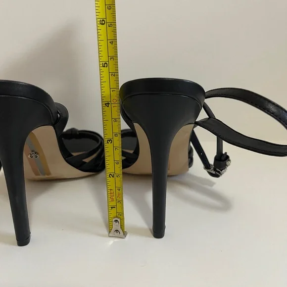 Sam Edelman Black Strappy Heels - Picture 9 of 9